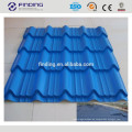 Hangzhou farbige Wellpappe Stahl Dachziegel Steckverfahren Stahl Dachbahnen